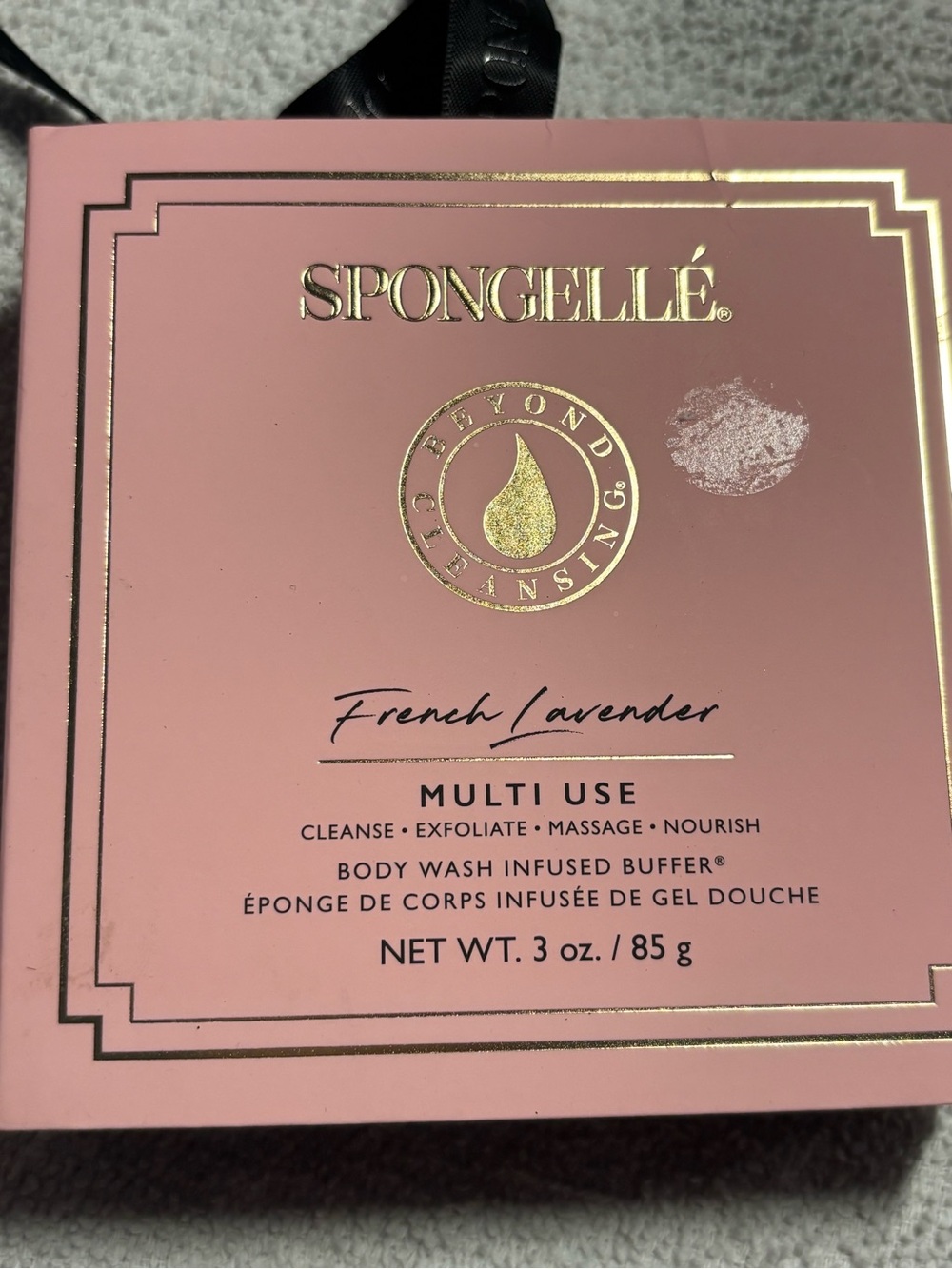 Spongellé French Lavender Multi-Use Body Wash Infused Buffer - Pink